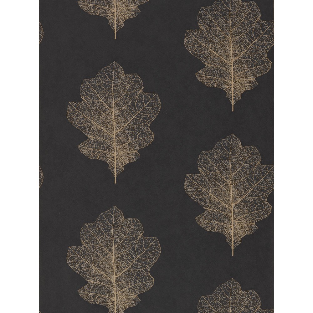 Oak Filigree Wallpaper 215700 by Sanderson in Bronze Charcoal